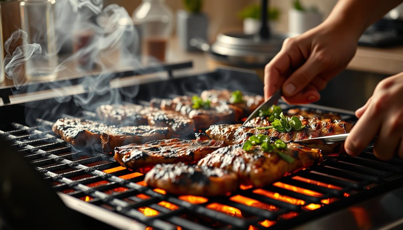 Seasonal meal prepared in a home kitchen